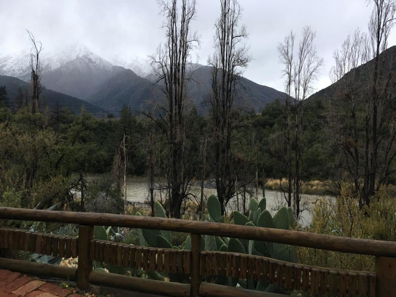 Ferienwohnung Loft Del Rio Cajon Del Maipo Exterior foto